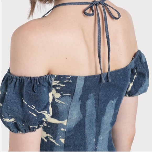 I AM GIA Blue Despina Denim Mini Dress - Picture 3 of 10